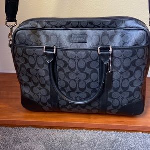 Authentic Coach Black Signature C Bag.